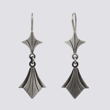 Etched Deco Earrings - EJ2263