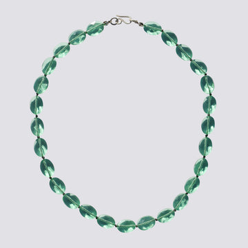 Knotted Faceted Flourite Necklace - KNFL-3