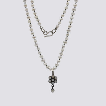 Pearl Flower Necklace - PJ1461