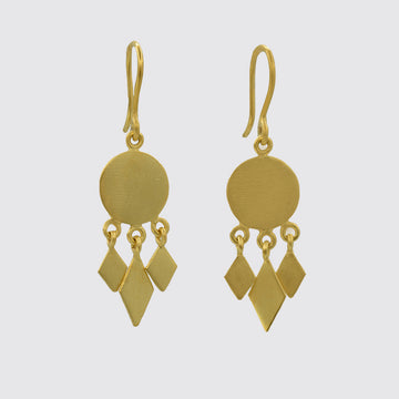 Victorian Inspired Diamond Dangle Earrings