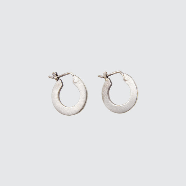 Mini Flat Hoop Earrings – Jane Diaz NY