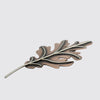 Small Copper and Silver Oak Leaf Brooch - PIN17AB