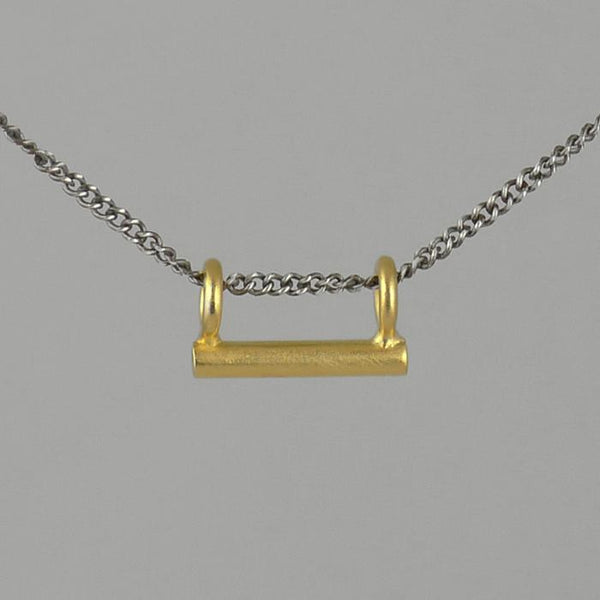 Tiny Bar Amulet Necklace – Jane Diaz NY