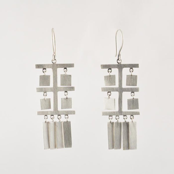 Tibetan Prayer Flag Dangle Earrings – Jane Diaz NY