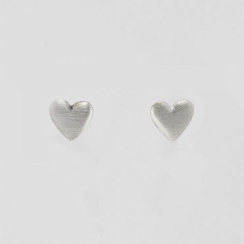 Small Heart Stud Earrings