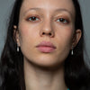 Ball Stud with Long Teardrop Earrings - EJ2352