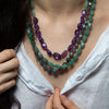 Knotted Labradorite Necklace - KNTLAB-13