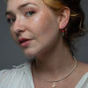 Coral Drop with Dangle Earrings-E10KG ARCHIVE 8