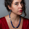 Round Stone Drop Earrings - EARRINGS 110