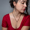 Large Smokey Quartz Earrings With Dangles- EARRINGS 9