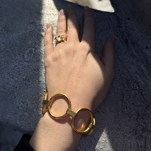 Large Circle Bracelet - BA333B