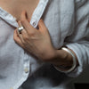 Hollow Bangle Bracelet - BA412