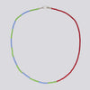 Striped Beaded Necklace - BD-1