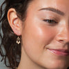 Tiny Cluster earring with 3 Solid Tear Drops