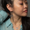 Circle Chandelier Drop Earrings - EJ1281