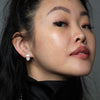 Tiny Half Moon / Full Moon Stud Earrings