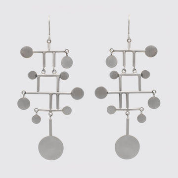 Mobile Earrings with Circular Discs - EJ2236