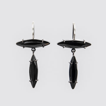 Faceted Marquis Dangle Earrings - EJ2245