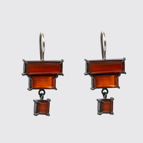 Faceted Deco Drop Earrings - EJ2248 DIS