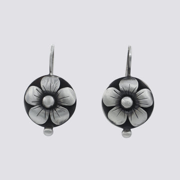 Flower Drop Earrings - EJ2267