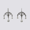 Filigree Fan Drop Earrings - EJ2275