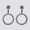 Pearl Flower Hoops - EJ2280