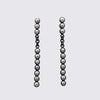 Stud Top with Long Pearl Bar Drop Earrings - EJ2283