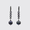 Bar Drop with Large Dangle Earrings - EJ2285