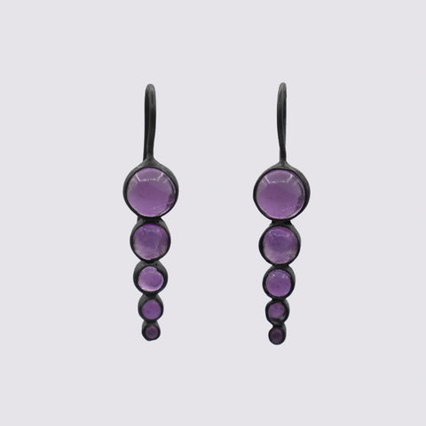 Graduated Stone Drop Earrings - EJ2287