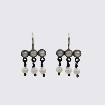Pearl Bar Dangle Earrings - EJ2289