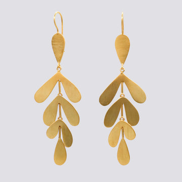 Leaf Cascade Earrings - EJ2293