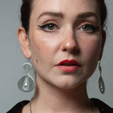 Mid Century Modern Dangle Earrings - EJ2295