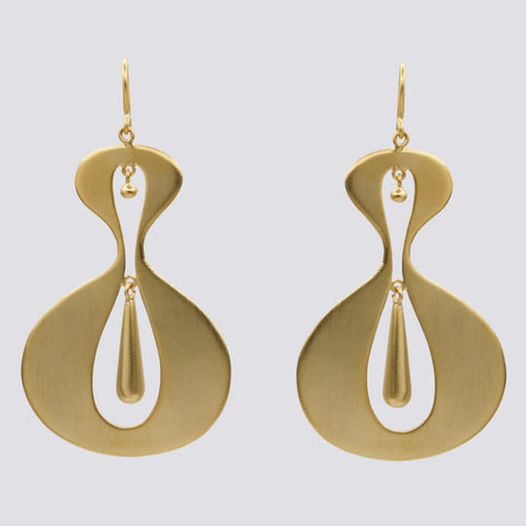 Mid Century Modern Dangle Earrings - EJ2295