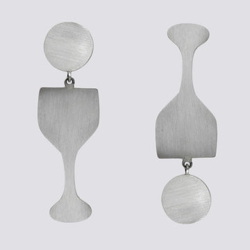 Champagne Glass Studs - EJ2297