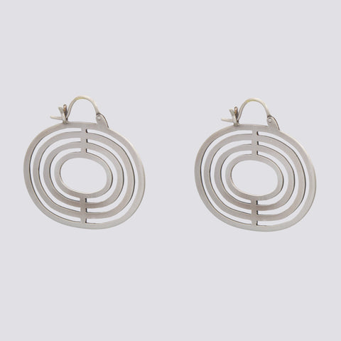Cut Out Rainbow Hoop Earrings - EJ2303