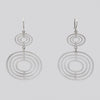Double Cut Out Hoop Earrings - EJ2304