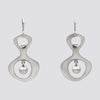 Abstract Earrings with Ball Dangle - EJ2305