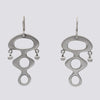 Wavy Earrings with Ball Dangles- EJ2307