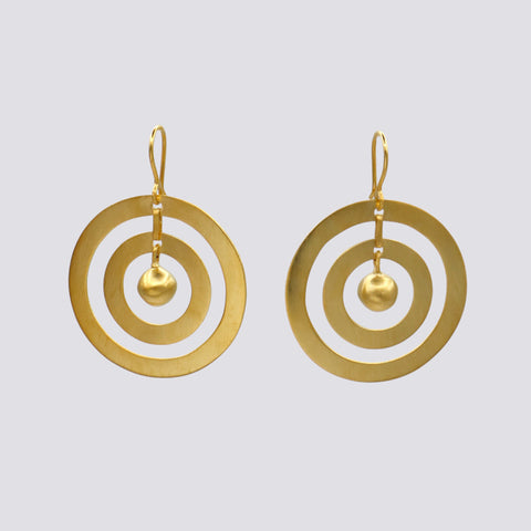 Concentric Circle Earrings - EJ2311
