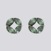 Faceted Marquis Stud Earrings - EJ2314