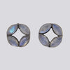 Faceted Marquis Stud Earrings - EJ2314