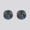 Marquis and Round Faceted Stone Stud Earrings - EJ2315