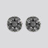 Marquis and Round Faceted Stone Stud Earrings - EJ2315