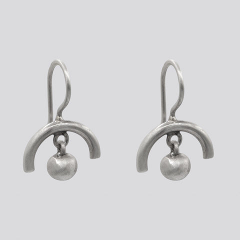 Arc and Ball Dangle Earrings - EJ2320