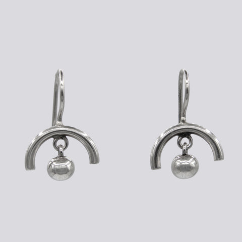Arc and Ball Dangle Earrings - EJ2320