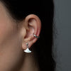 Ball and Fan Earrings - EJ2321