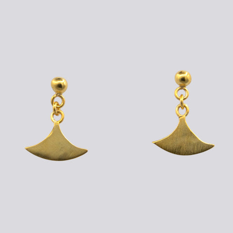 Ball and Fan Earrings - EJ2321