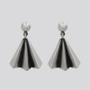 Folded Fan Drop Earrings - EJ2329