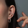 Triple Hoop and Ball Earrings - EJ2331