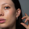 Triple Hoop and Ball Earrings - EJ2331